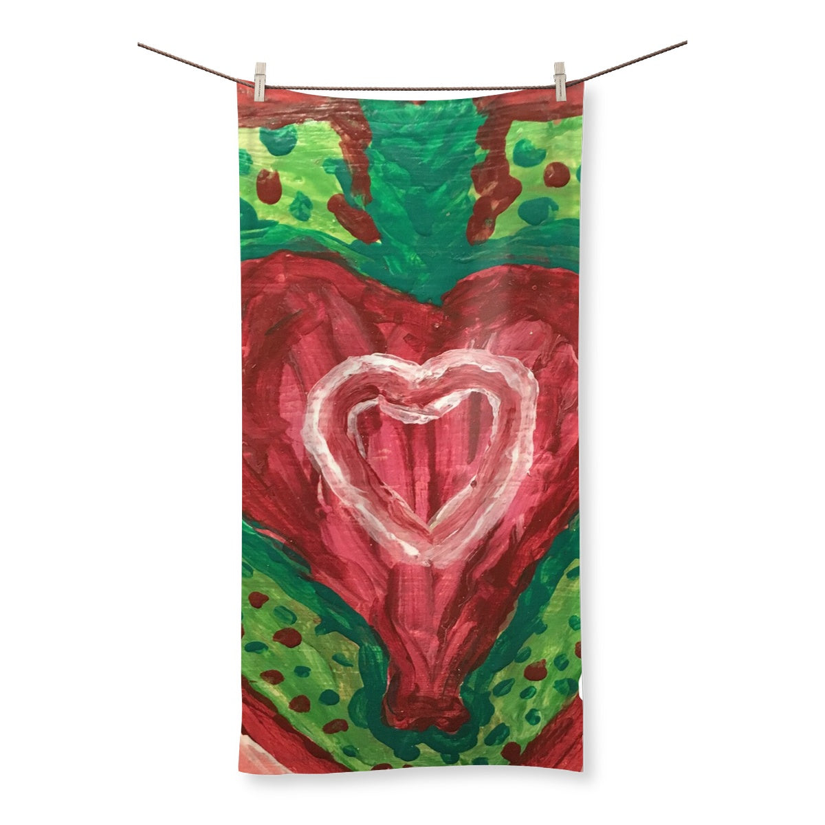 SACRED HEART OF THE SEED OF LIFE TOWEL