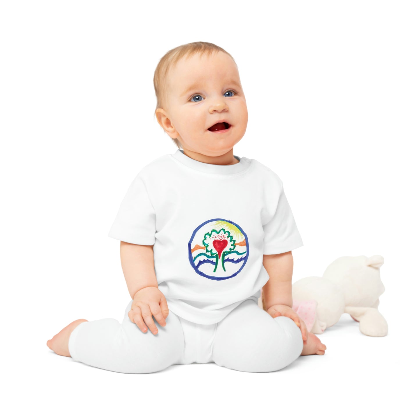 TREE OF LIFE SUNSHINE HEART BABY T-SHIRT