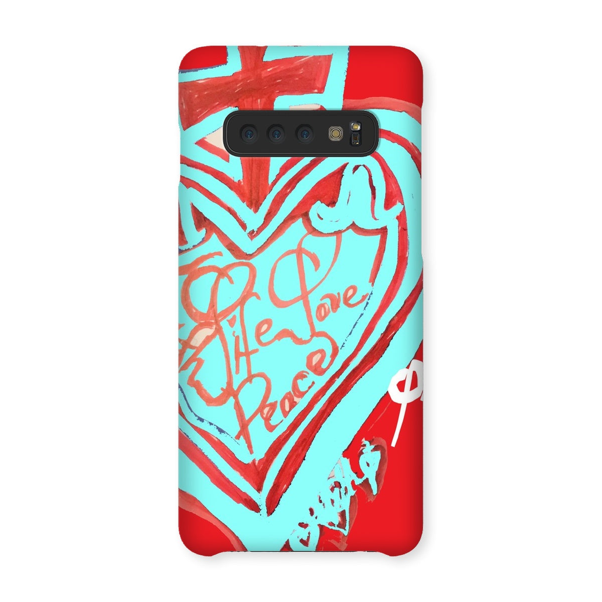 SACRED HEART OF HAPPINESS SNAP PHONE CASE