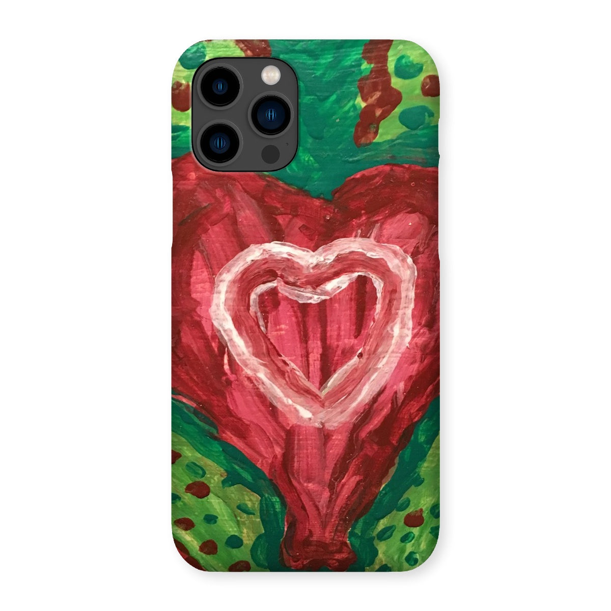 SACRED HEART OF THE SEED OF LIFE SNAP PHONE CASE