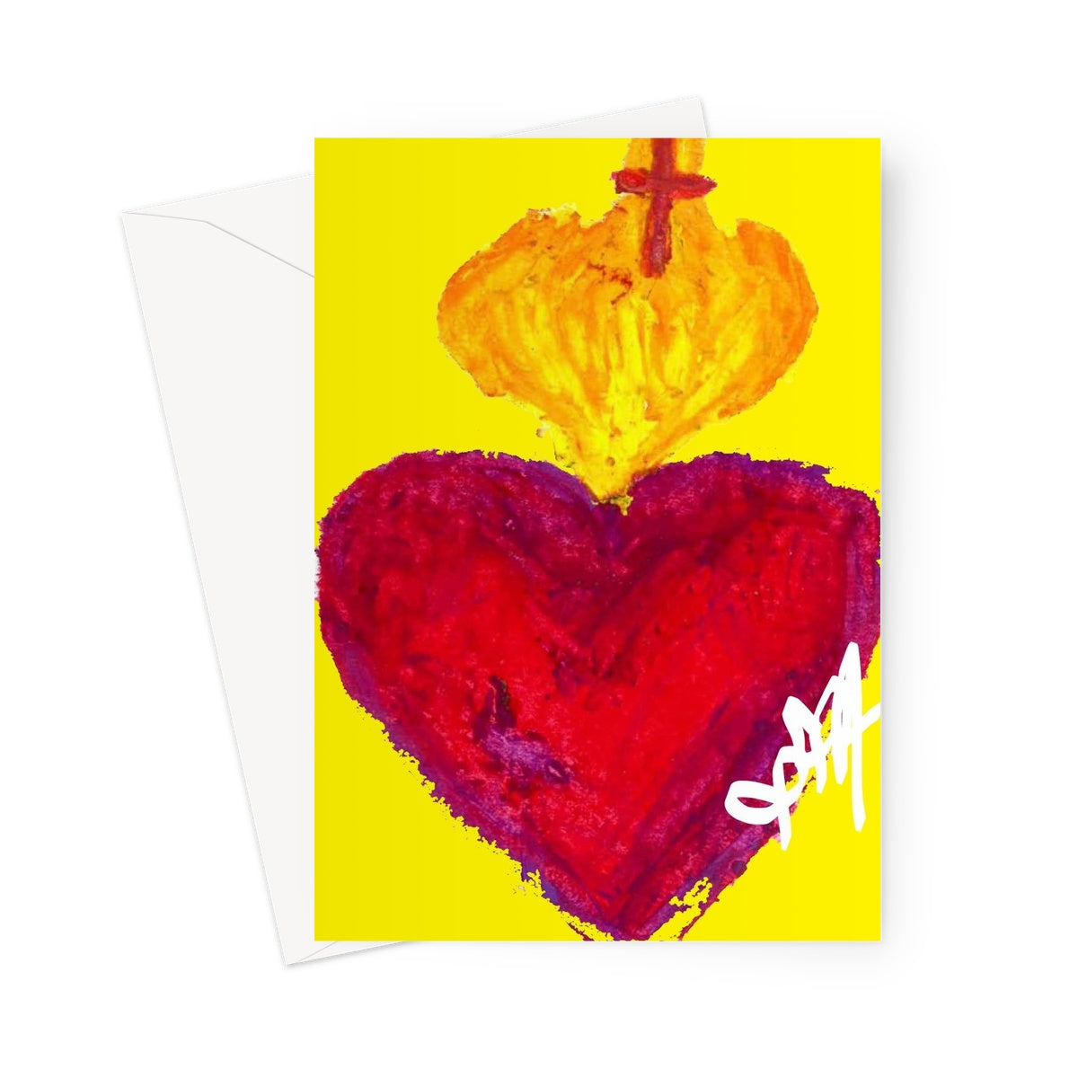 SACRED HEART ETERNAL LOVE GREETING CARD