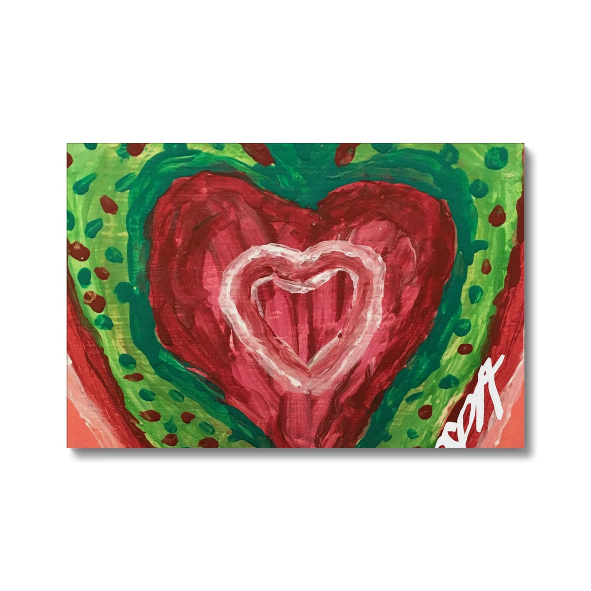 SACRED HEART OF THE SEED OF LIFE ECO CANVAS