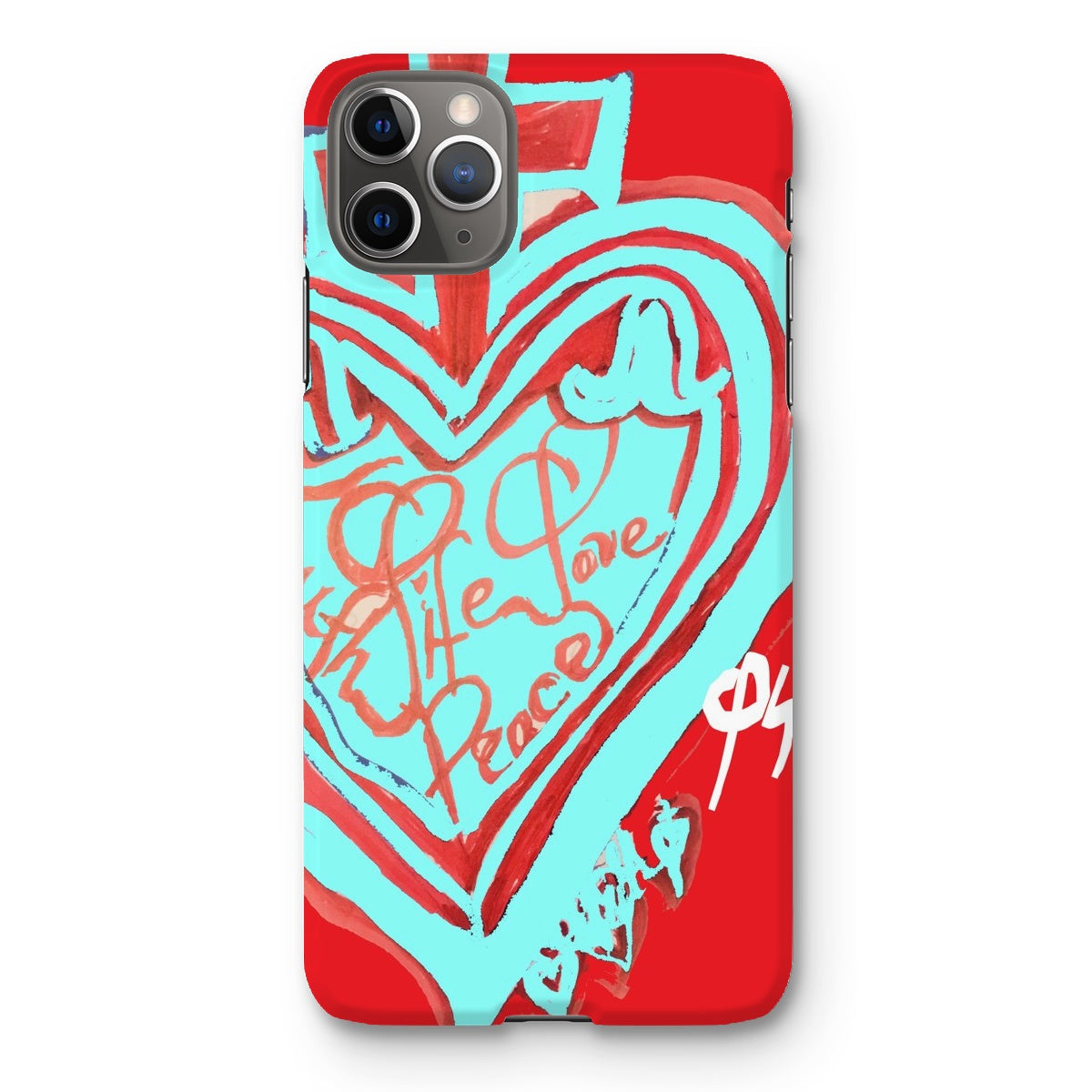 SACRED HEART OF HAPPINESS SNAP PHONE CASE