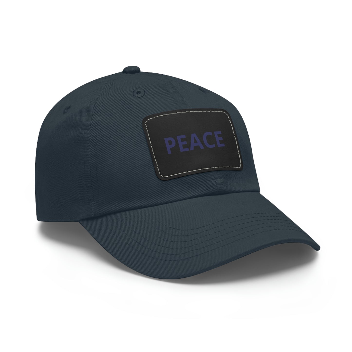 PEACE HAT WITH LEATHER PATCH