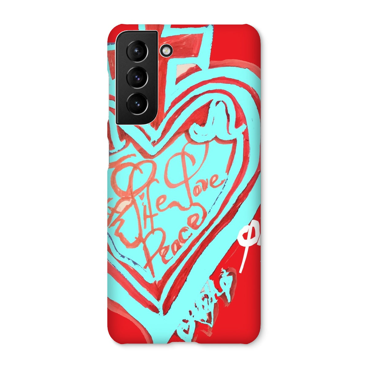 SACRED HEART OF HAPPINESS SNAP PHONE CASE