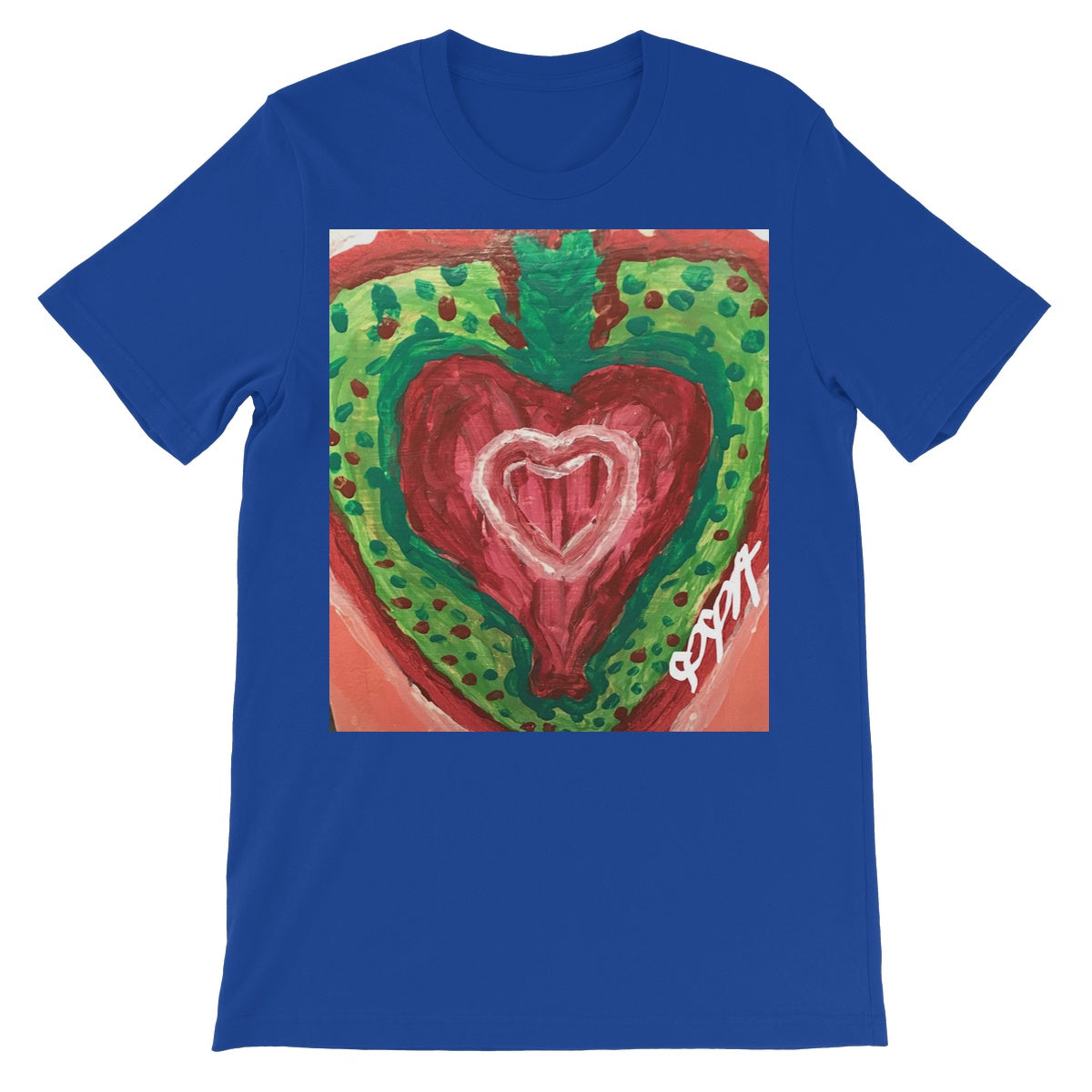 SACRED HEART OF THE SEED OF LIFE UNISEX SHORT SLEEVE T-SHIRT