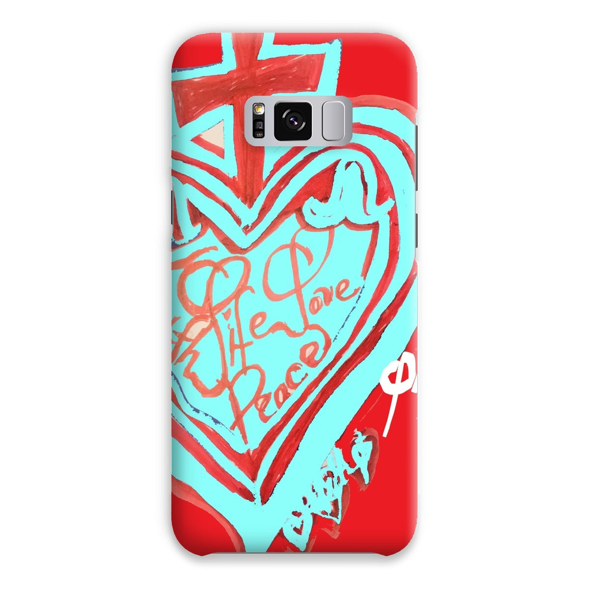 SACRED HEART OF HAPPINESS SNAP PHONE CASE