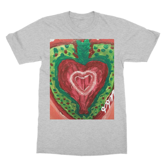 SACRED HEART OF THE SEED OF LIFE SOFTSTYLE T-SHIRT