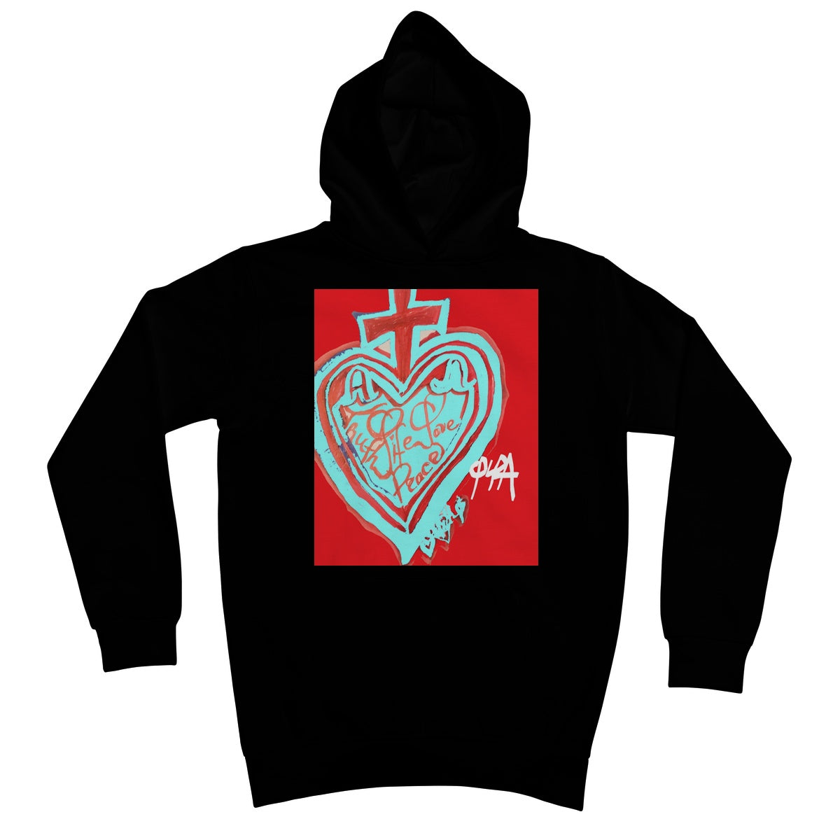 SACRED HEART OF HAPPINESS KIDS HOODIE