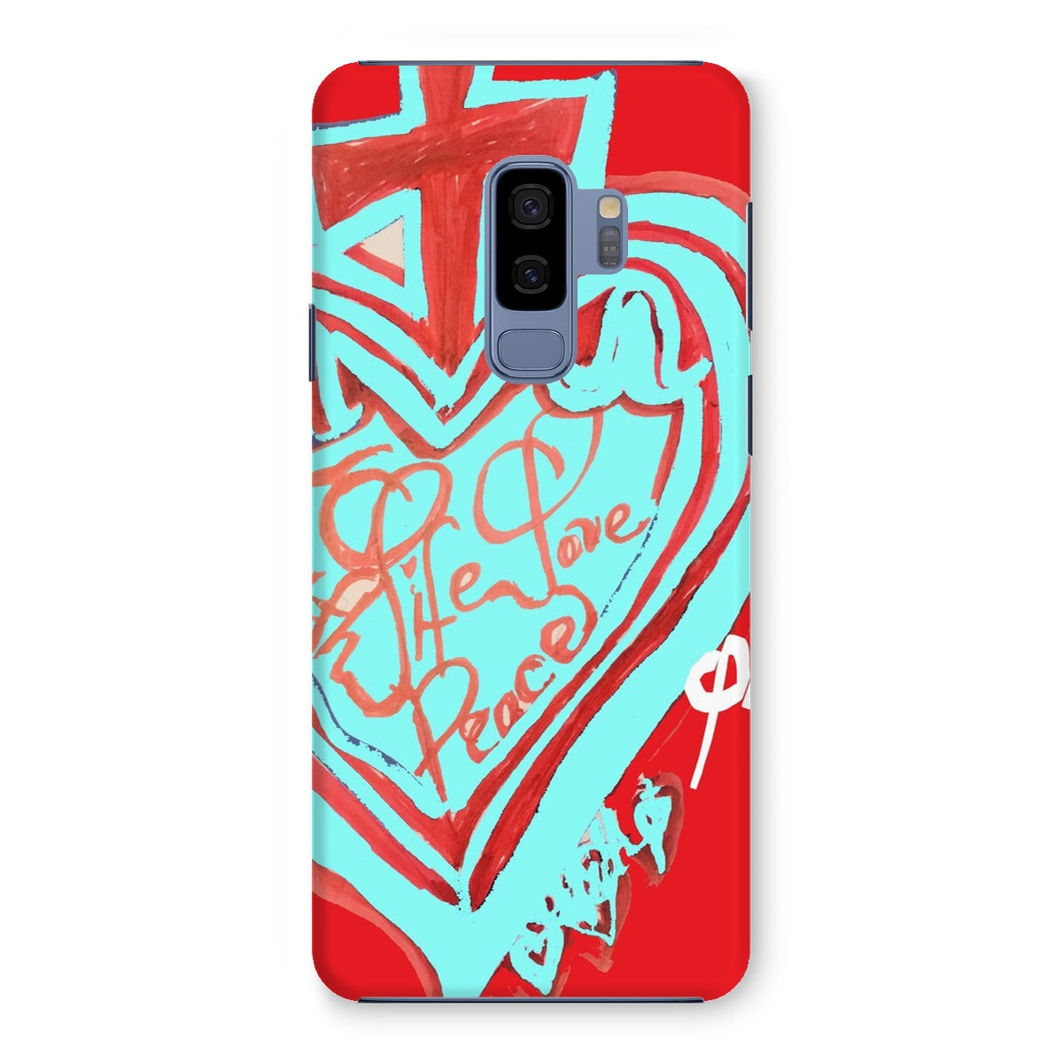 SACRED HEART OF HAPPINESS SNAP PHONE CASE