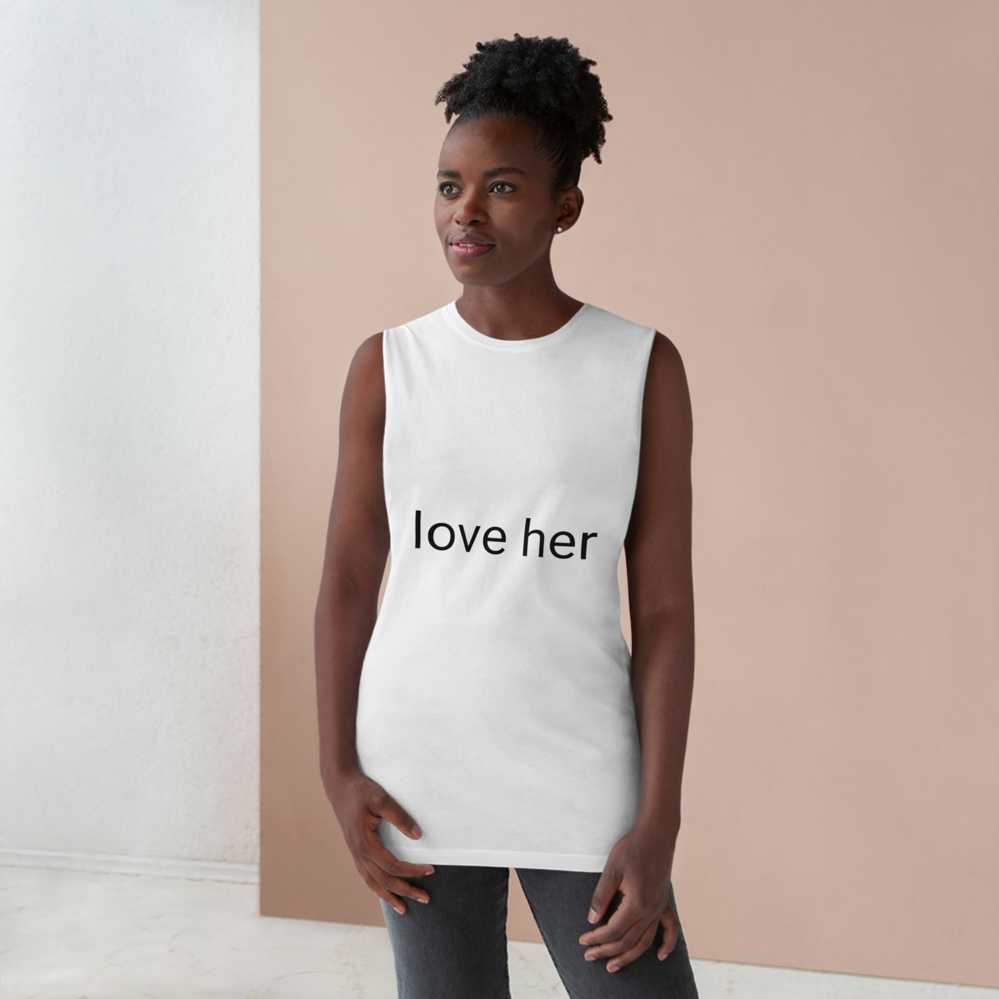 love her (Unisex Barnard Tank)