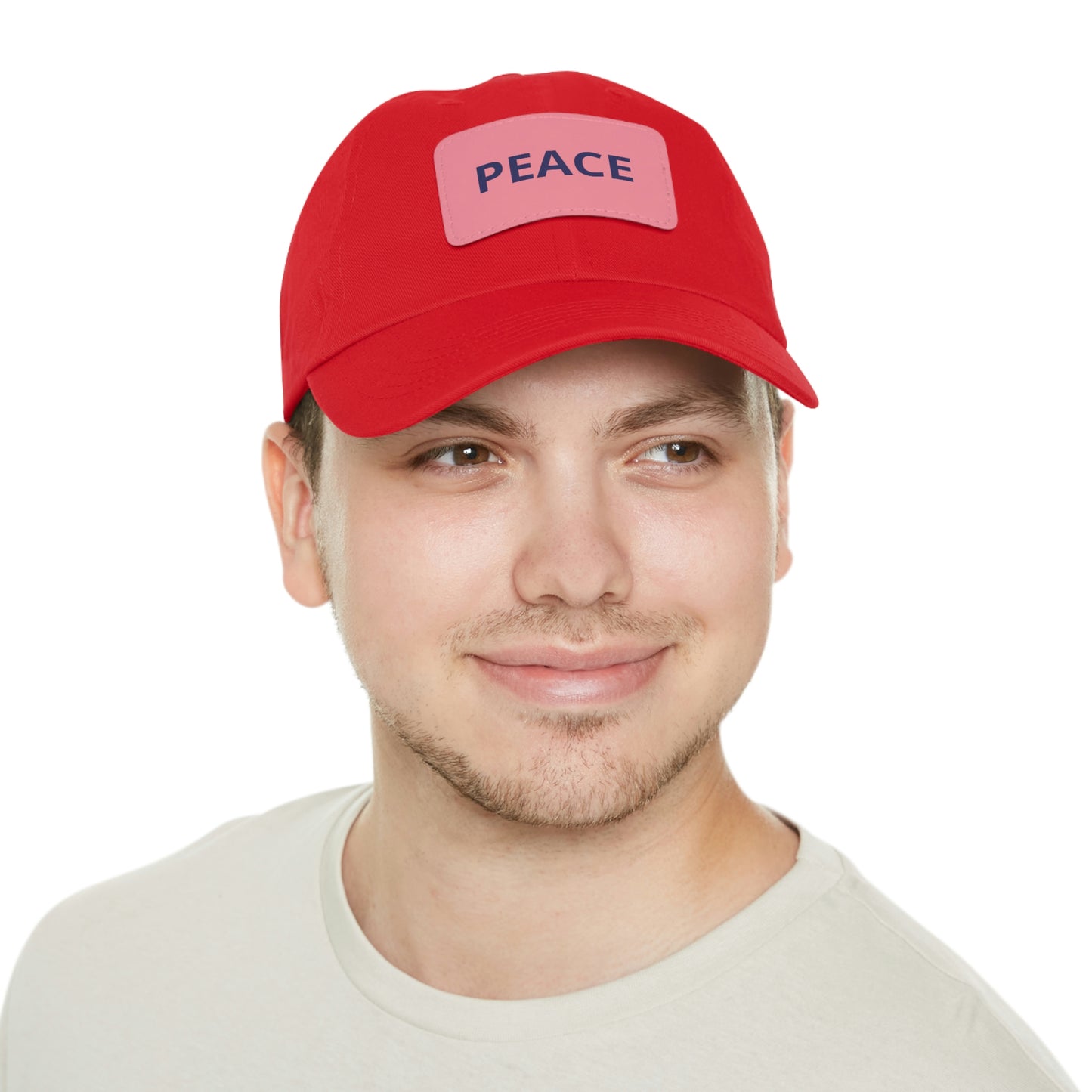 PEACE HAT WITH LEATHER PATCH