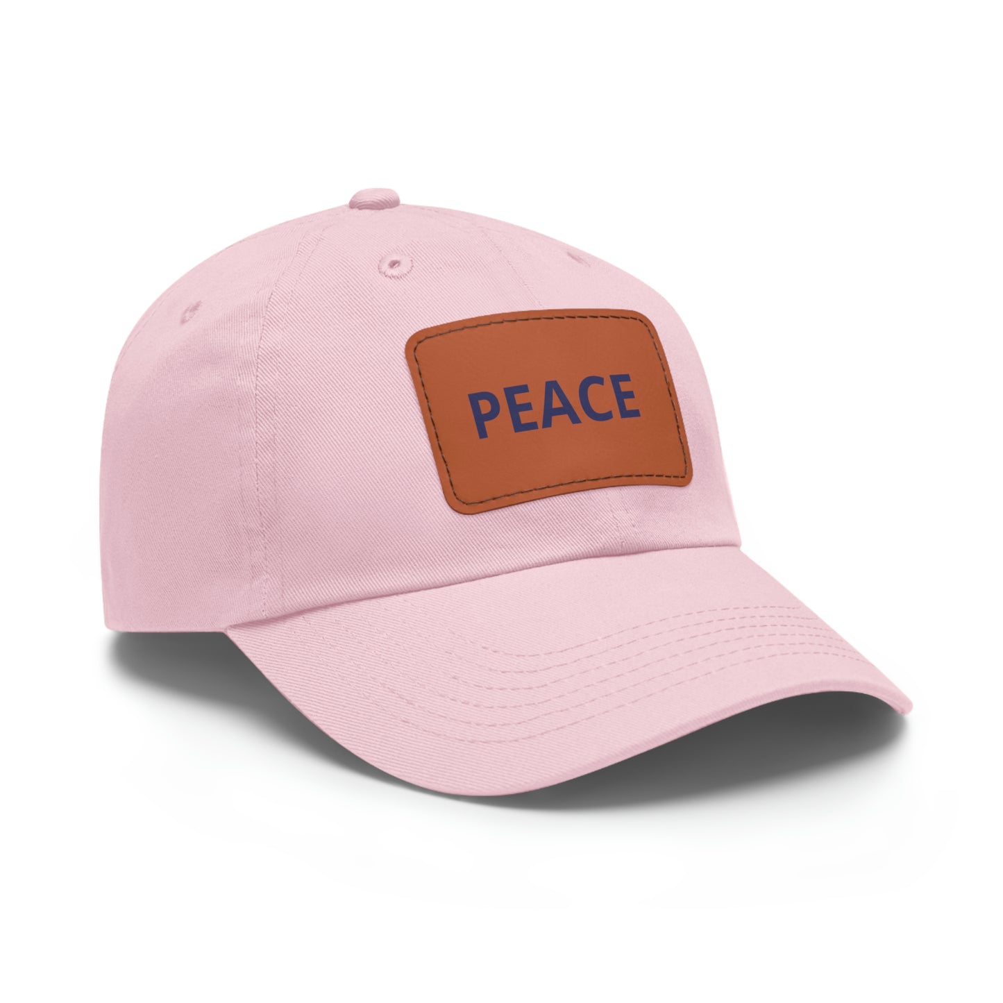 PEACE HAT WITH LEATHER PATCH