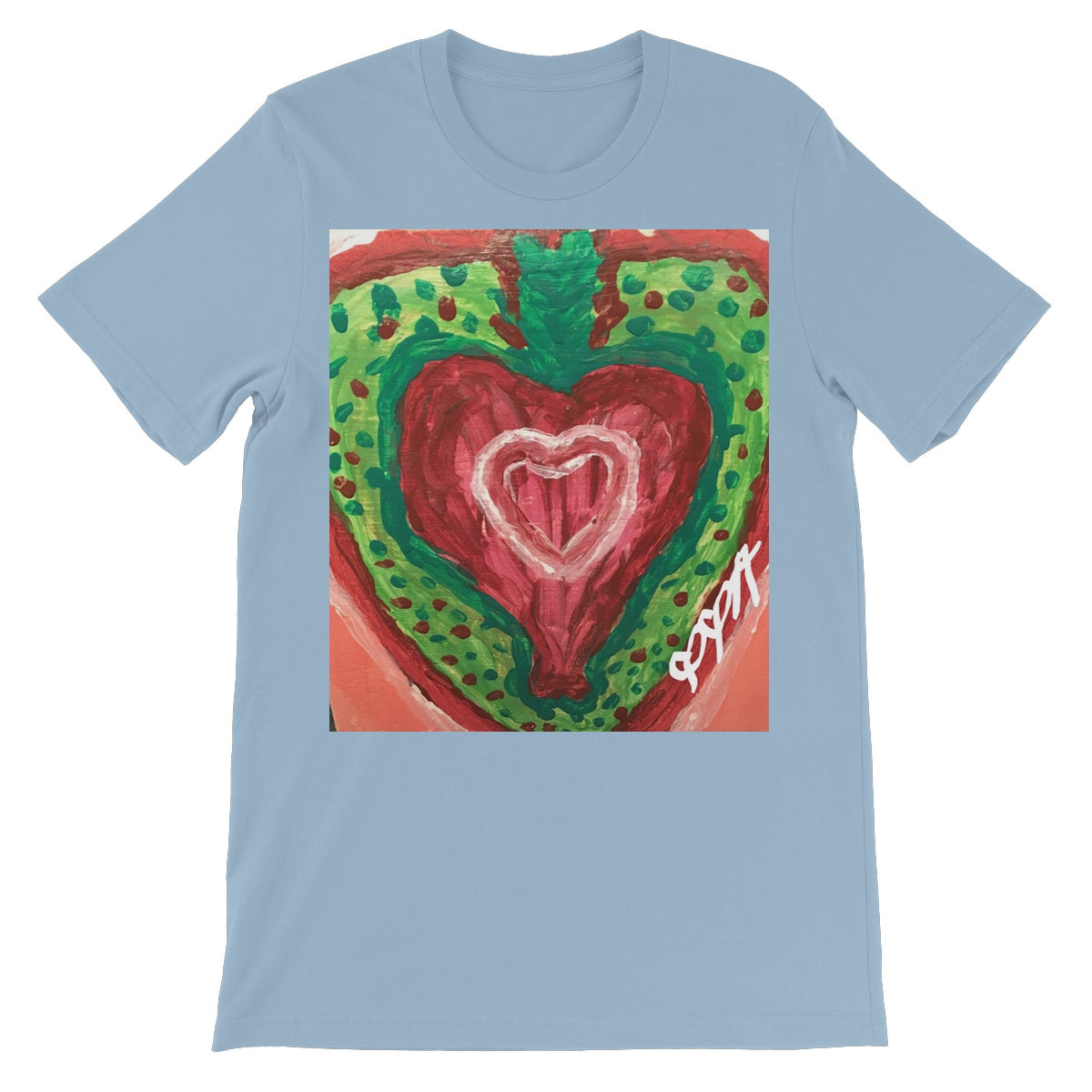 SACRED HEART OF THE SEED OF LIFE UNISEX SHORT SLEEVE T-SHIRT