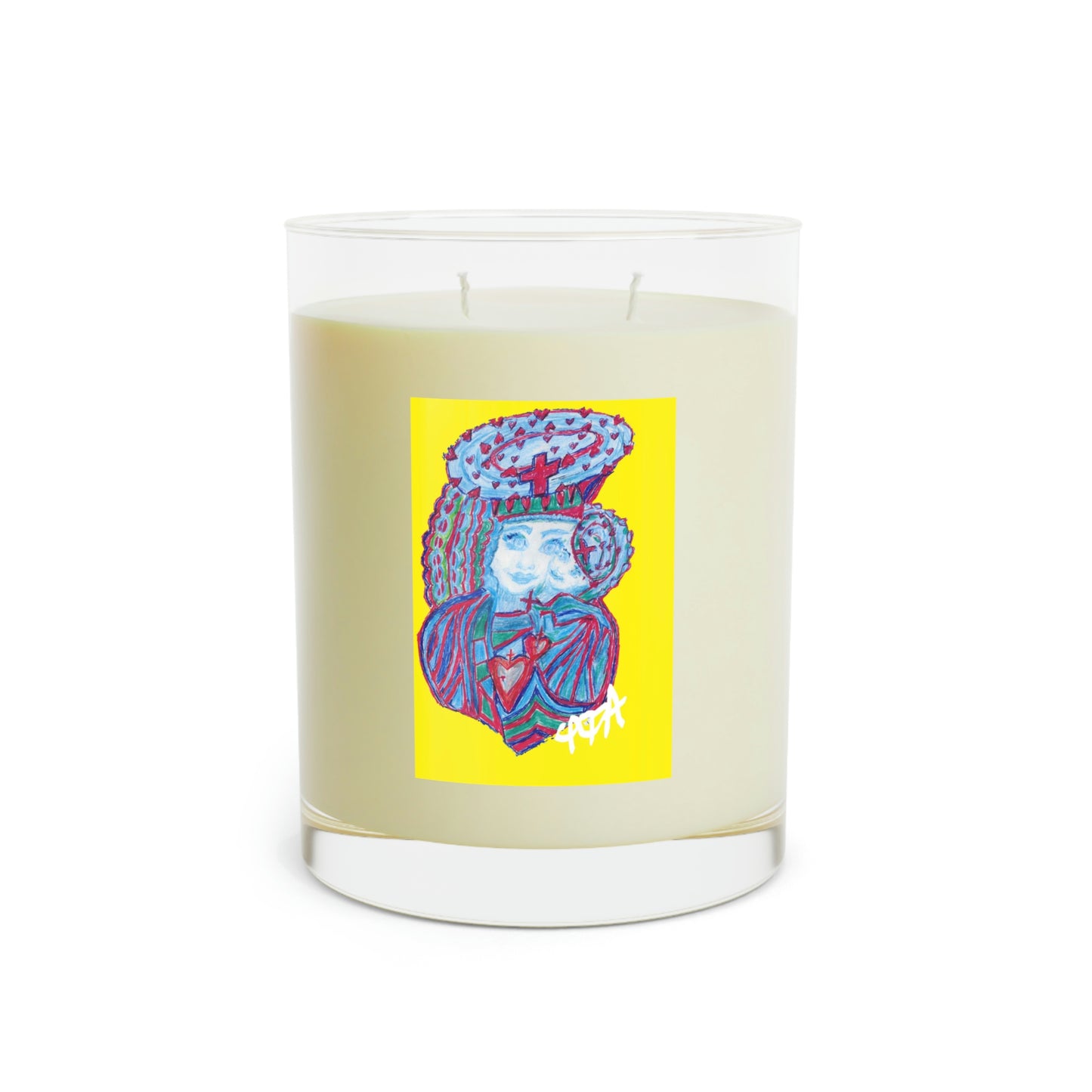 PRAYER STOP THE WAR VIRGIN MARY AND JESUS LIGHT MIRACLE STOP RUSSIA AND UKRAINE WAR (Scented Candle - Full Glass, 11oz)