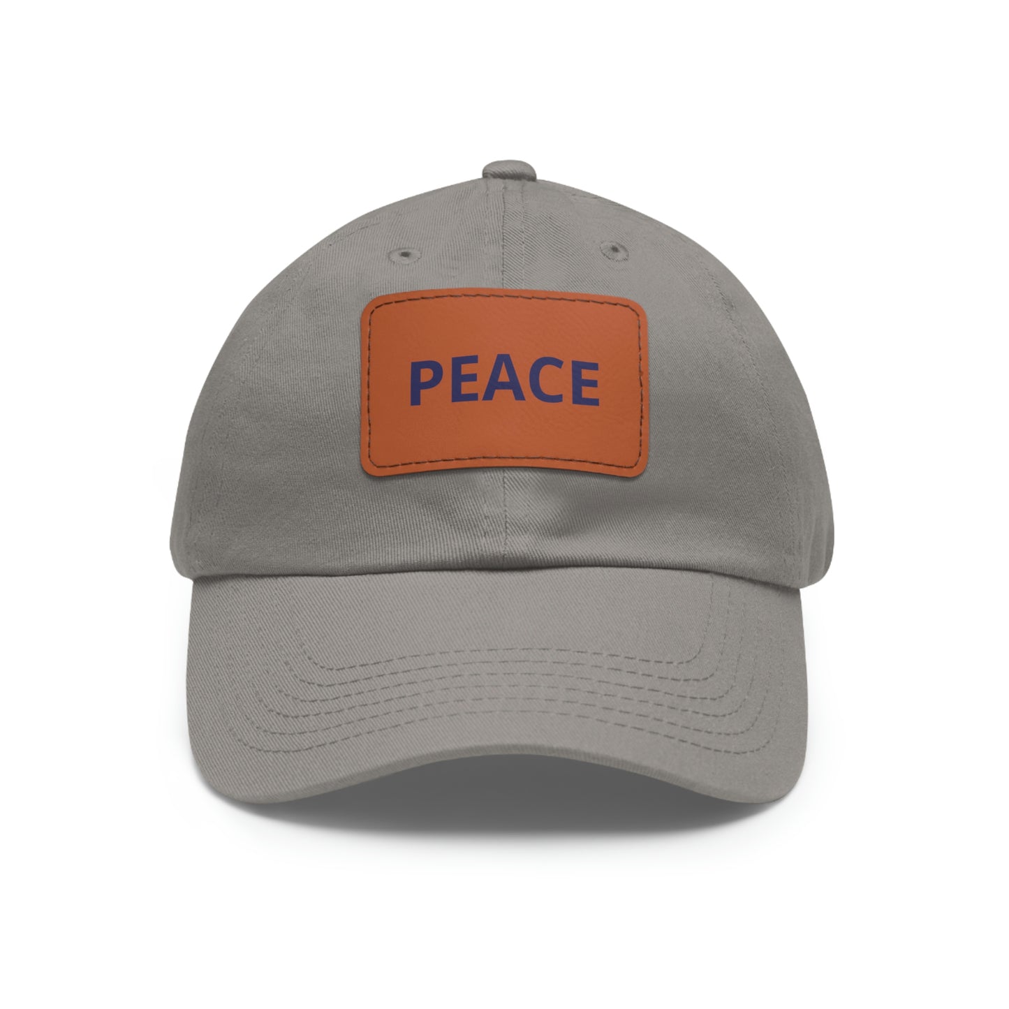 PEACE HAT WITH LEATHER PATCH