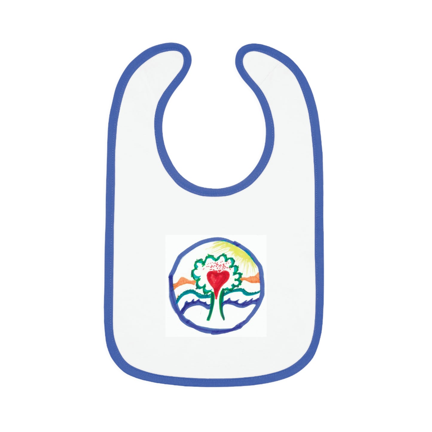 TREE OF LIFE SUNSHINE HEART BABY TRIME CONTRACT JERSEY BIB