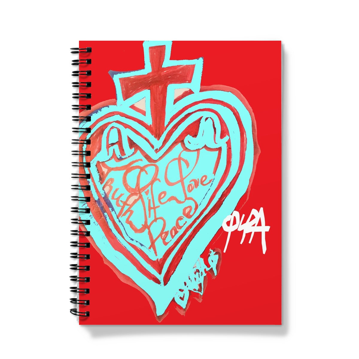 SACRED HEART OF HAPPINESS NOTEBOOK