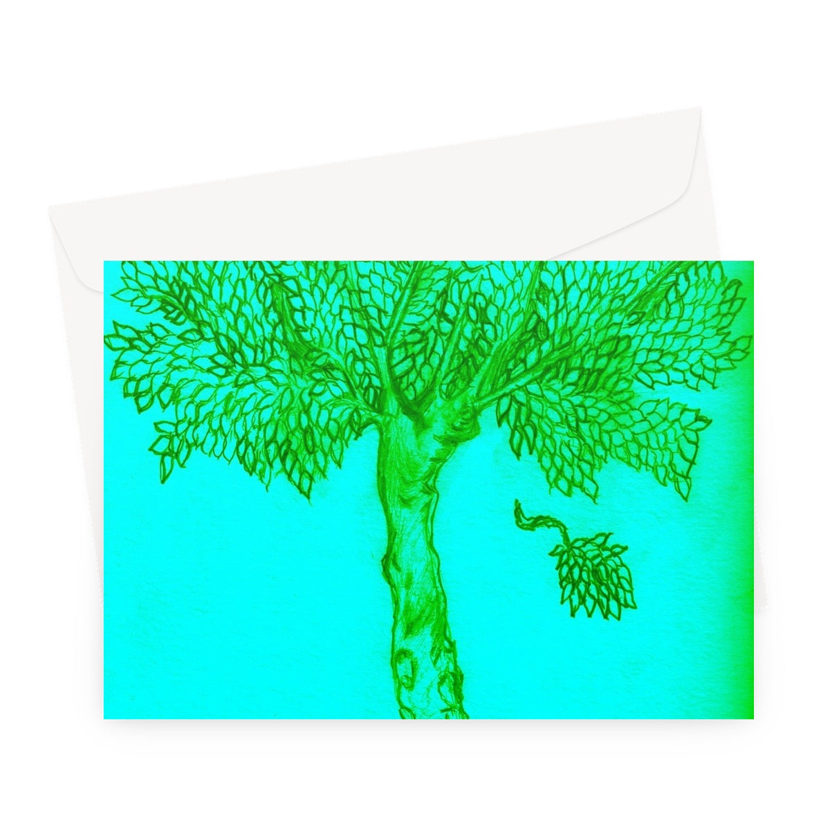 TREE OF LIFE LIGHT OF GOD'S VICTORY GREETING CARD