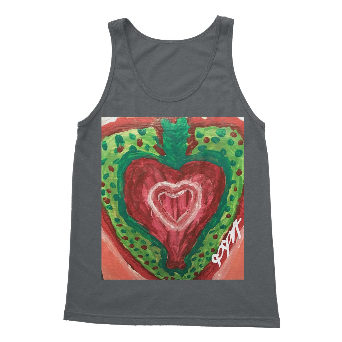 SACRED HEART OF THE SEED OF LIFE SOFTSTYLE TANK TOP