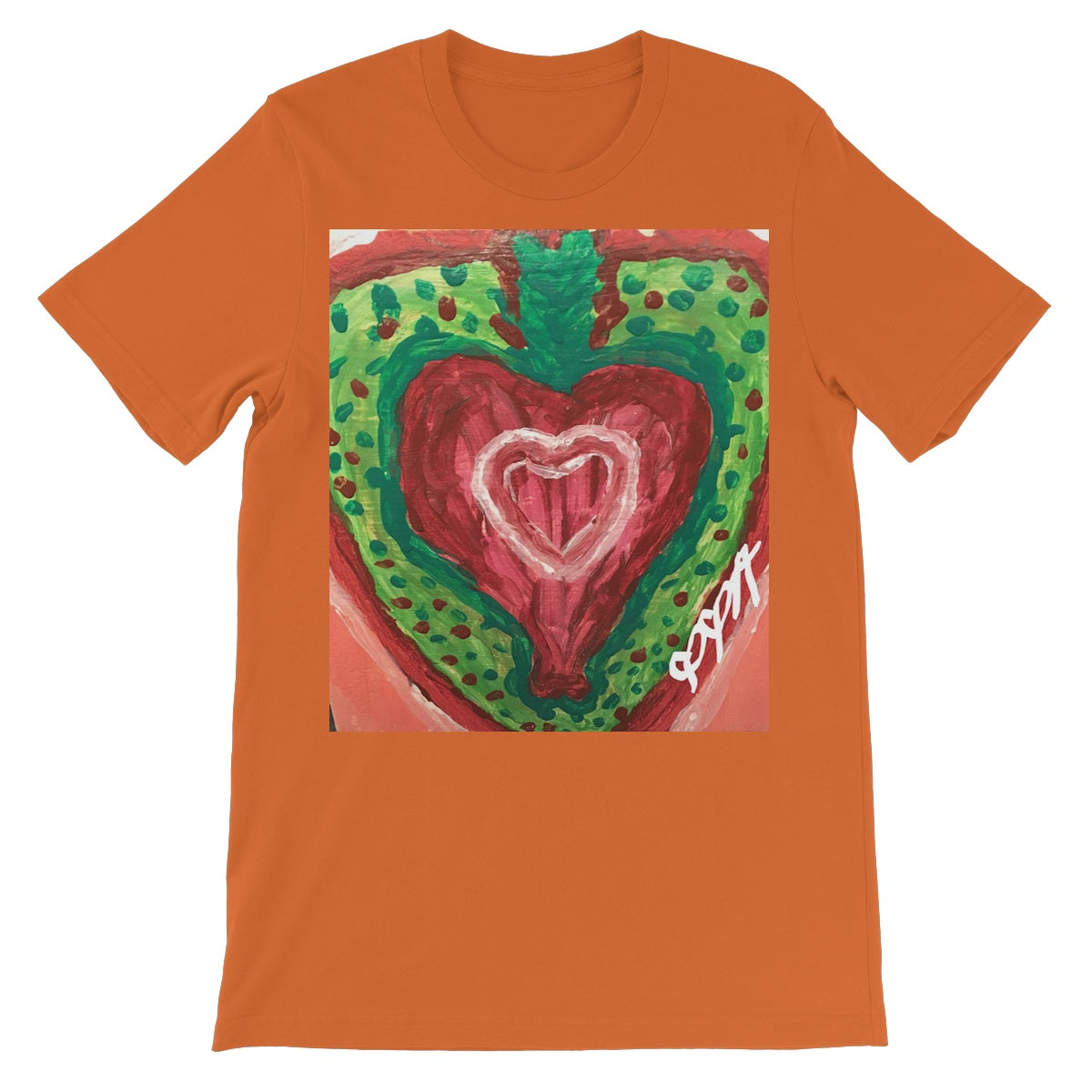 SACRED HEART OF THE SEED OF LIFE UNISEX SHORT SLEEVE T-SHIRT