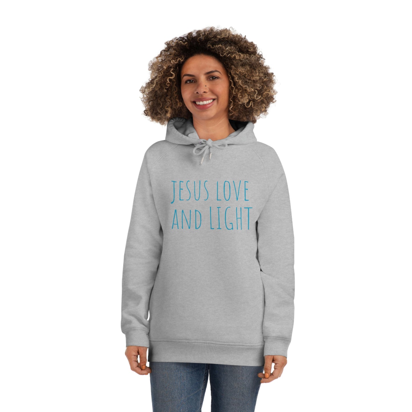 JESUS LOVE LIGHT UNISEX SIDER HOODIE