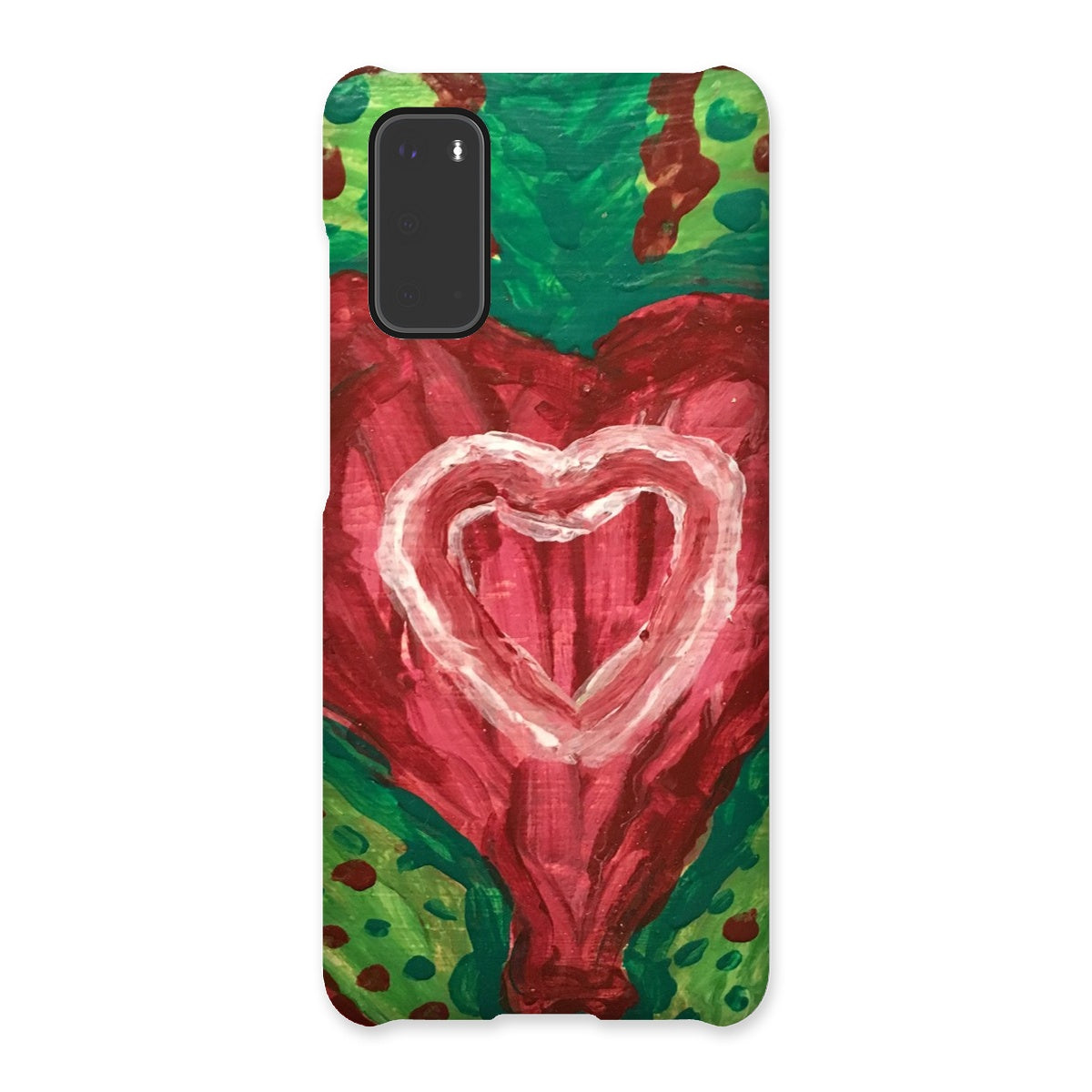 SACRED HEART OF THE SEED OF LIFE SNAP PHONE CASE