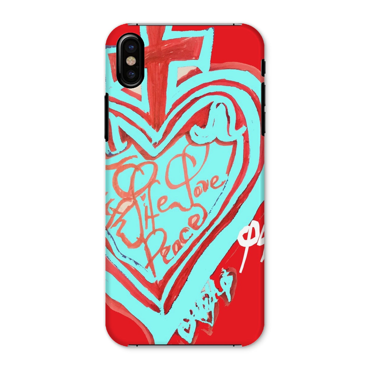 SACRED HEART OF HAPPINESS SNAP PHONE CASE