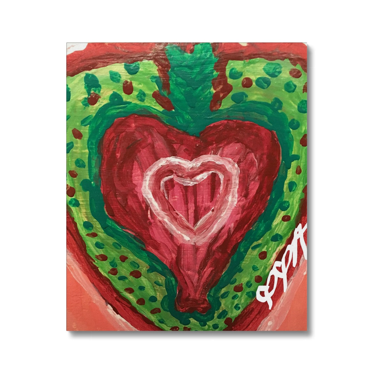 SACRED HEART OF THE SEED OF LIFE CANVAS