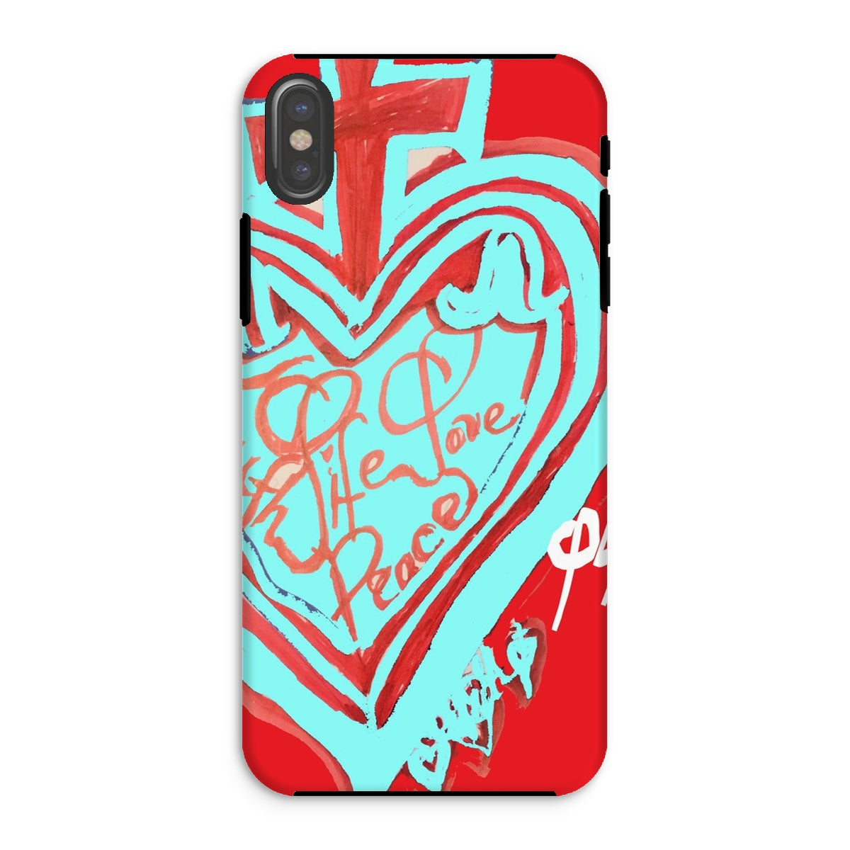 SACRED HEART OF HAPPINESS TOUGH PHONE CASE