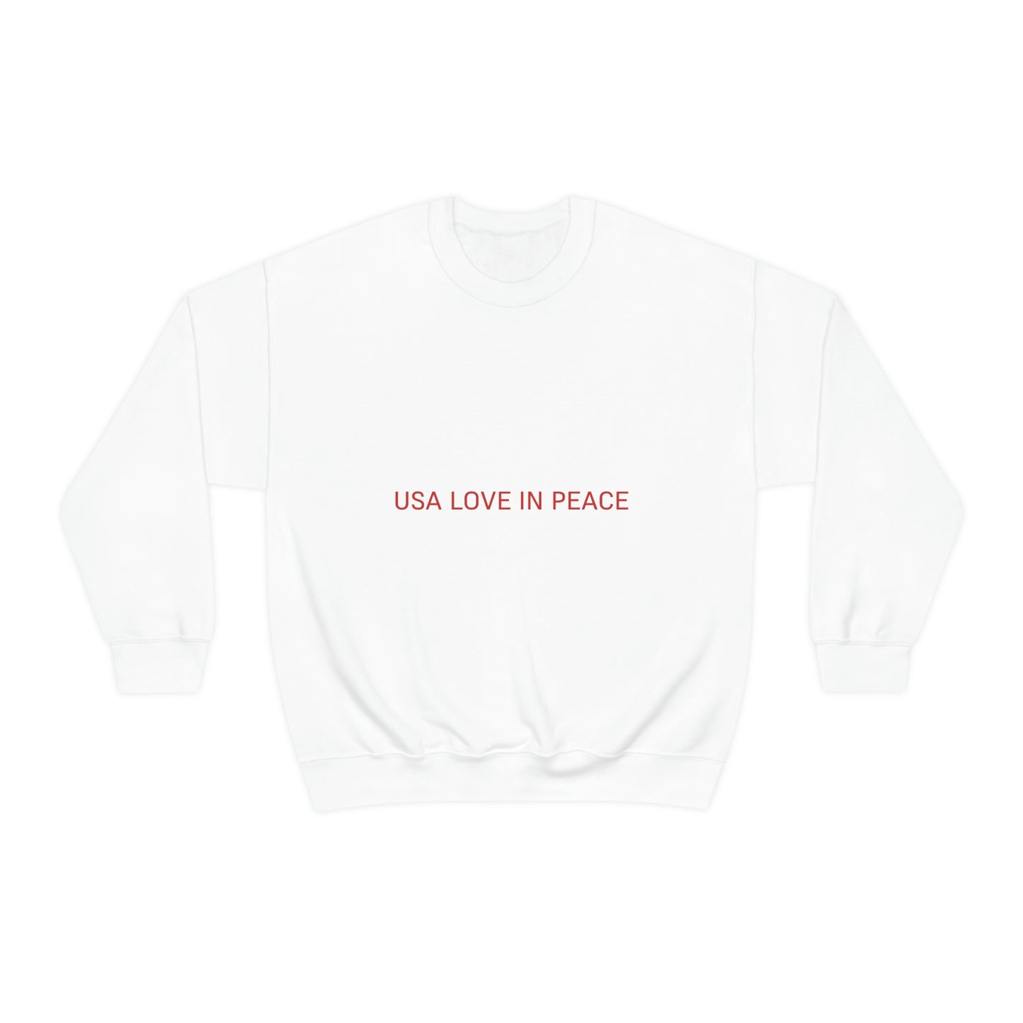 Unisex Heavy Blend™ Crewneck Sweatshirt  USA LOVE IN PEACE