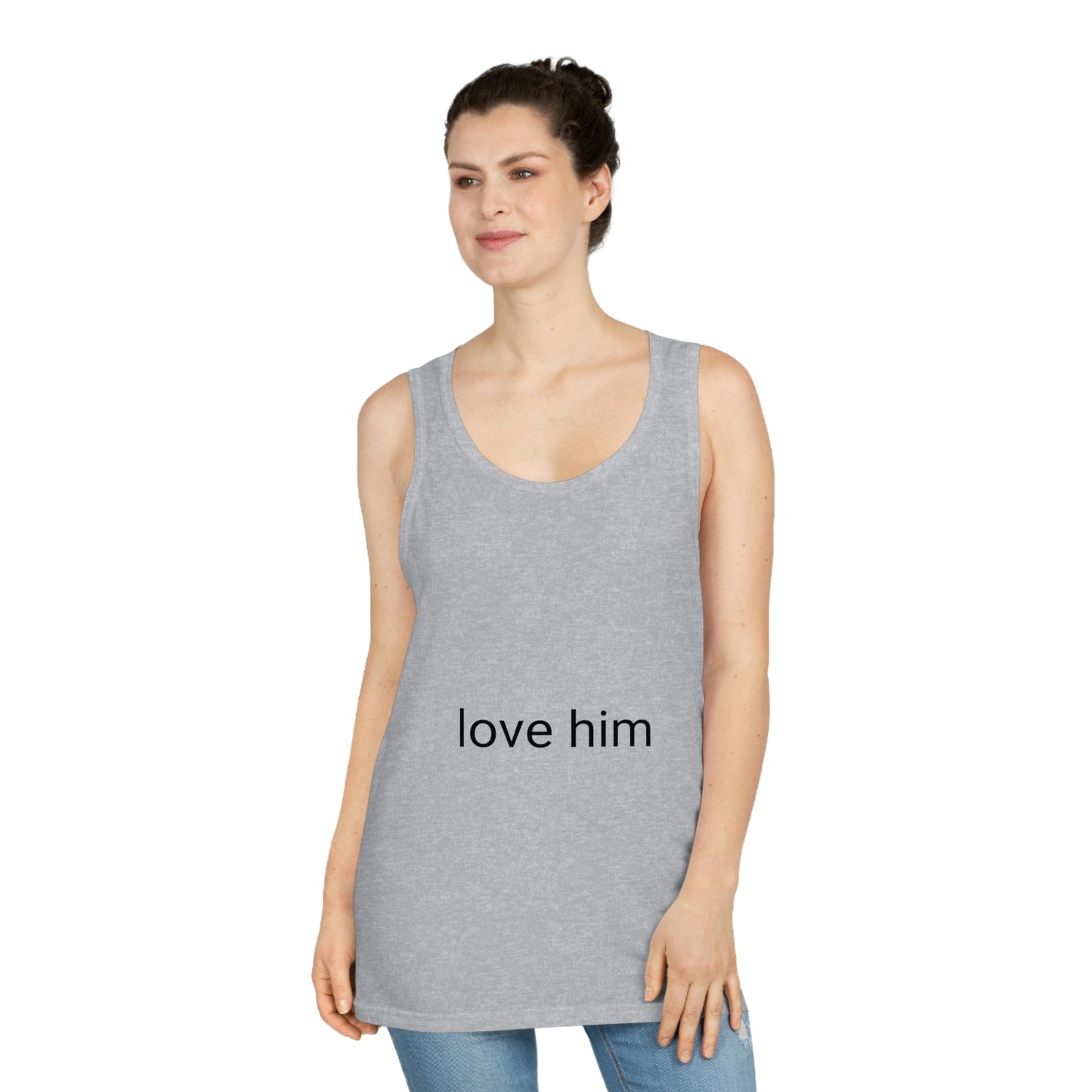 love him tank (Unisex Softstyle™ Tank Top)