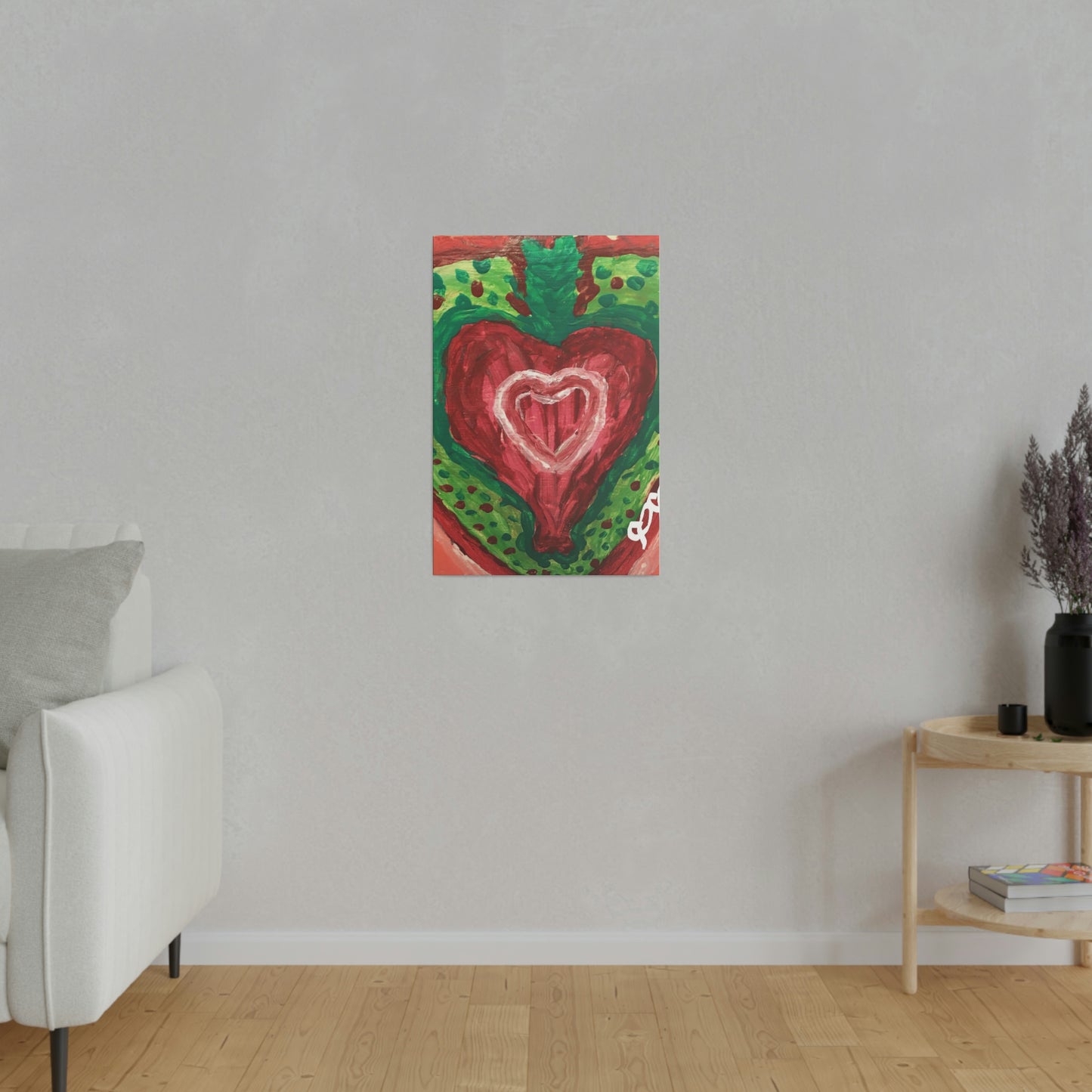 SACRED HEART OF THE SEED OF LIFE MATTE CANVAS (Stretched, 0.75")