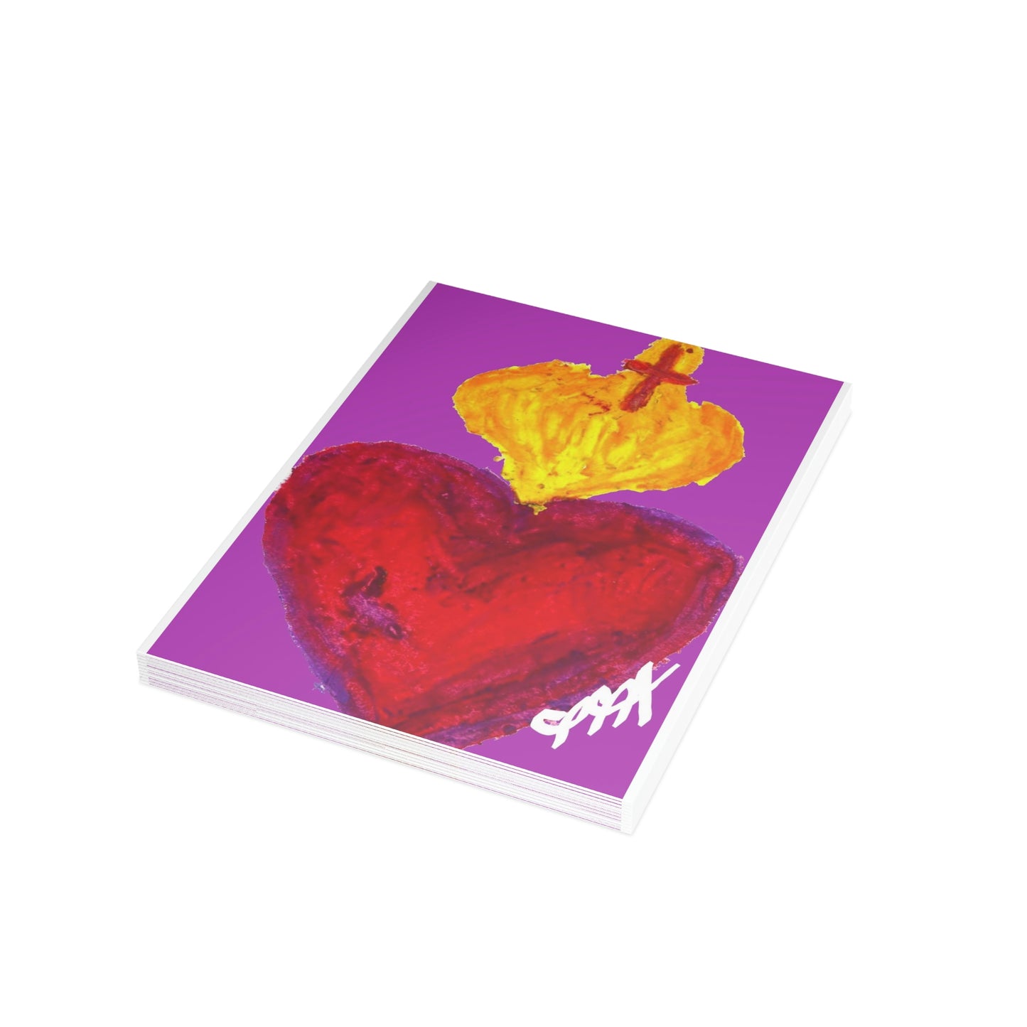 SACRED HEART PURPLE DAY CARDS (Greeting Card Bundles (10, 30, 50 pcs))