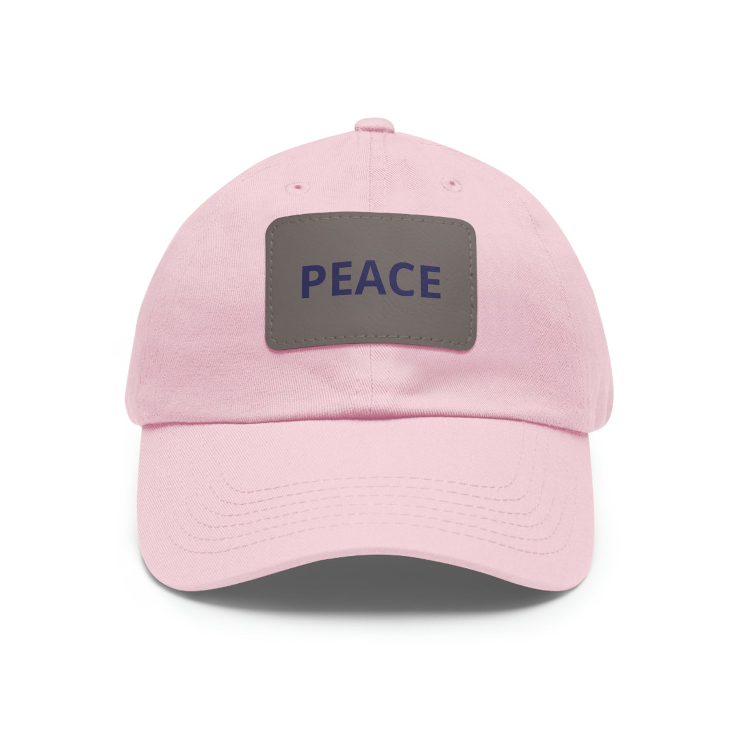 PEACE HAT WITH LEATHER PATCH