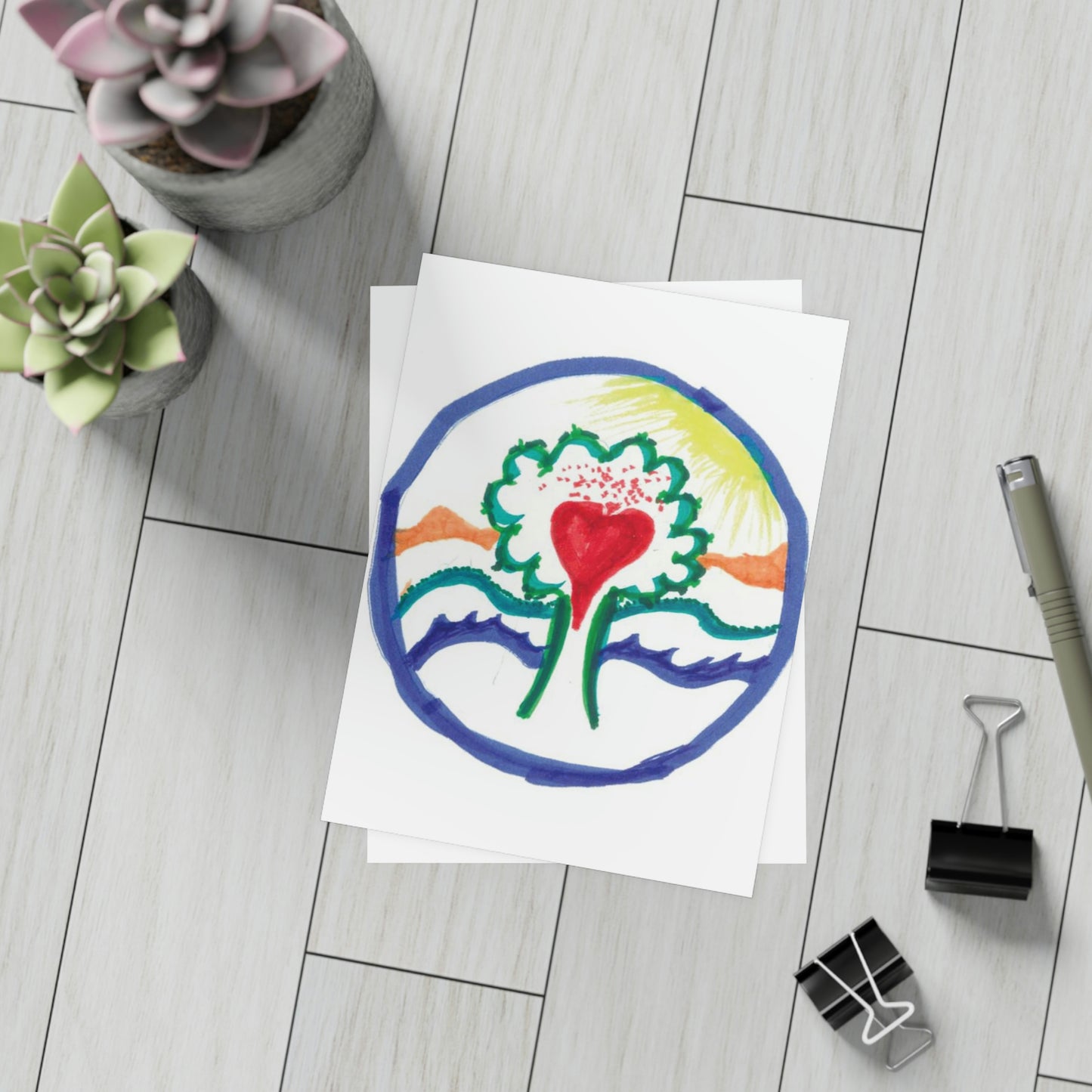 SUNSHINE TREE CHILDREN'S THANK YOU CARD