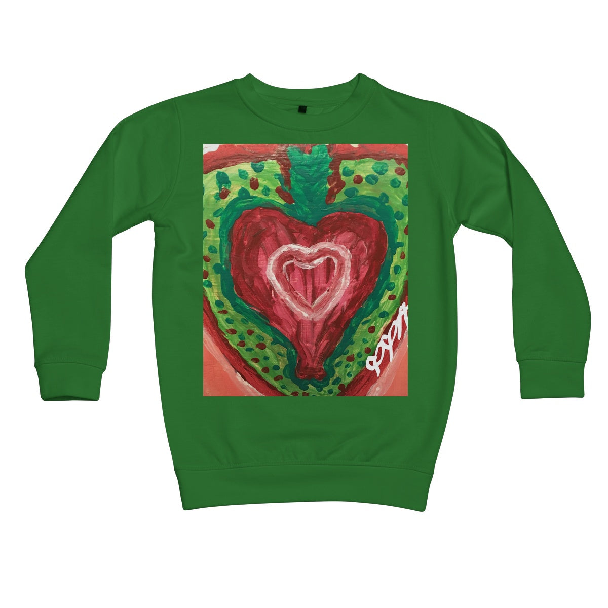 SACRED HEART OF THE SEED OF LIFE KIDS SWEATSHIRT