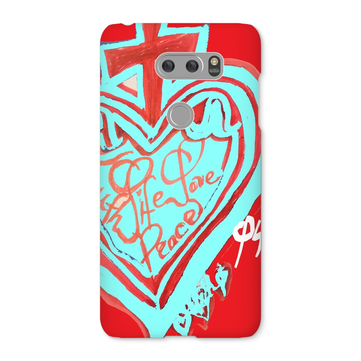 SACRED HEART OF HAPPINESS SNAP PHONE CASE