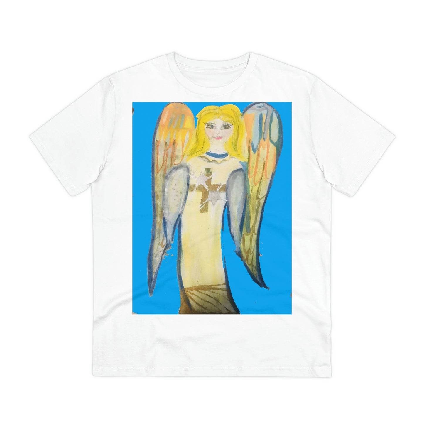 Unisex Angel of God Blue Living Waters Organic Creator T-shirt