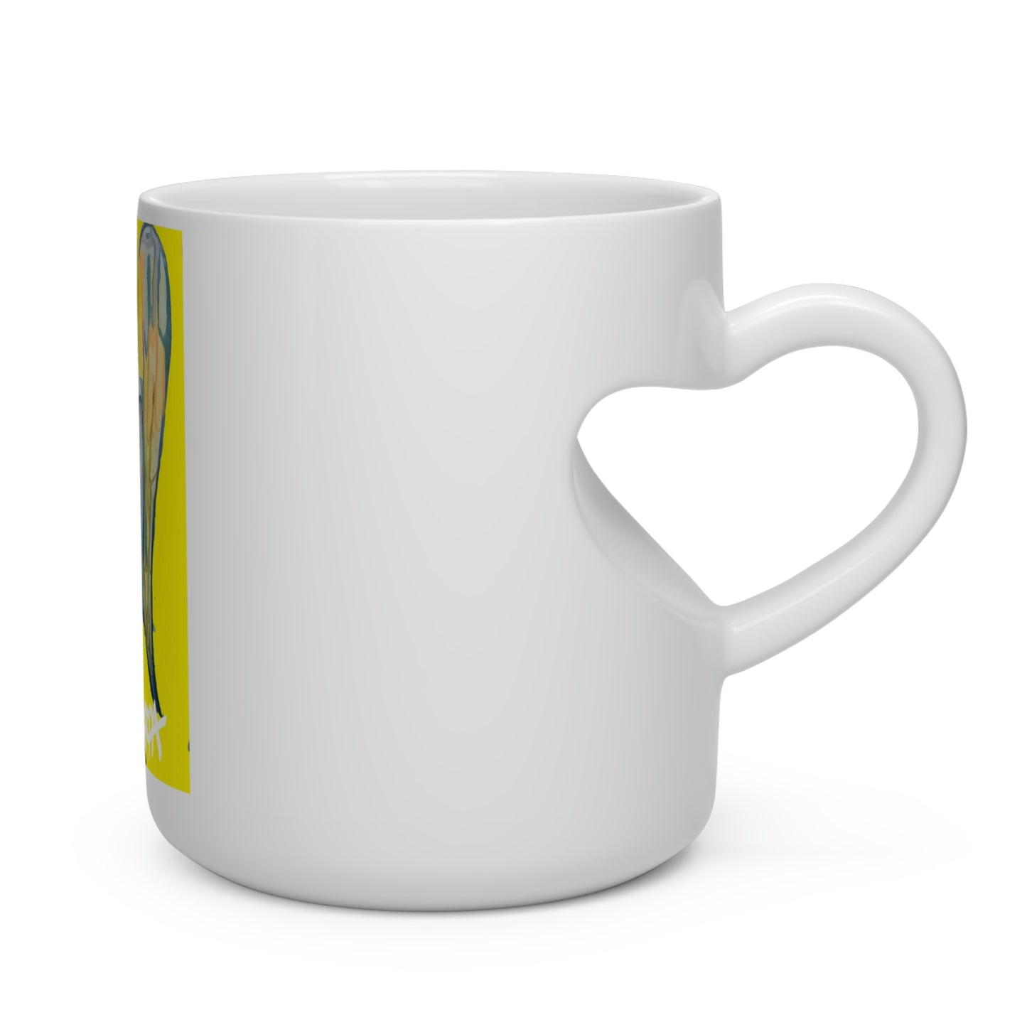 ANGEL OF LIGHT MUG (Heart Shape Mug)