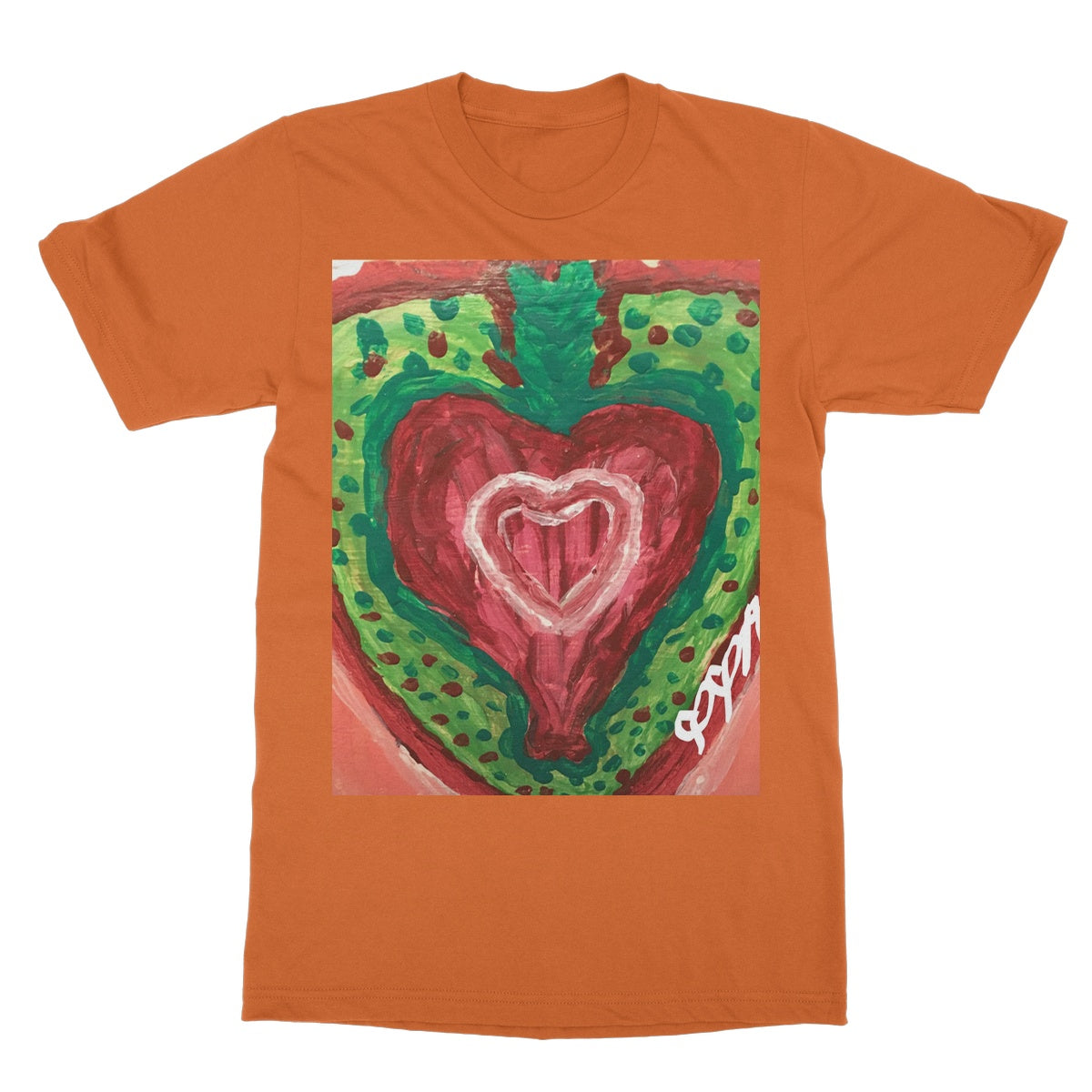 SACRED HEART OF THE SEED OF LIFE SOFTSTYLE T-SHIRT