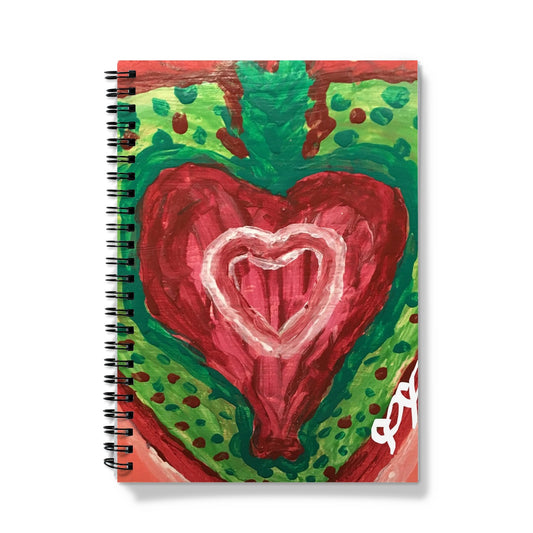 SACRED HEART OF THE SEED OF LIFE NOTEBOOK