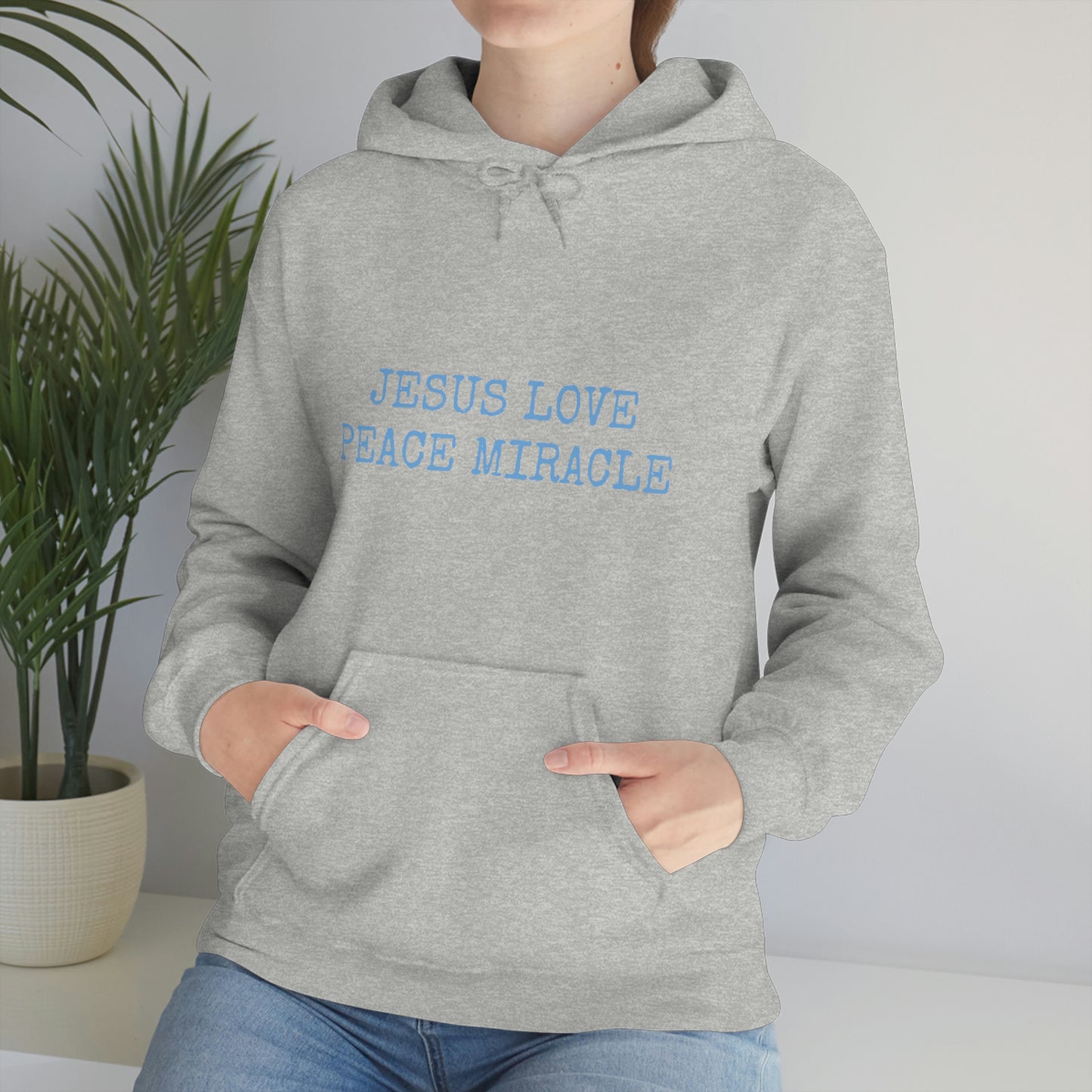 JESUS LOVE PEACE MIRACLE ™ HOODED SWEATSHIRT