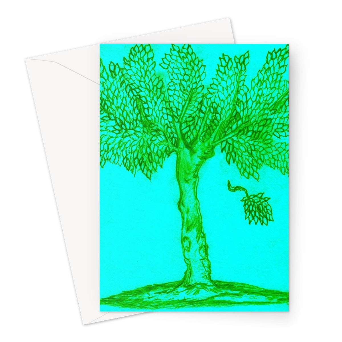 TREE OF LIFE LIGHT OF GOD'S VICTORY GREETING CARD