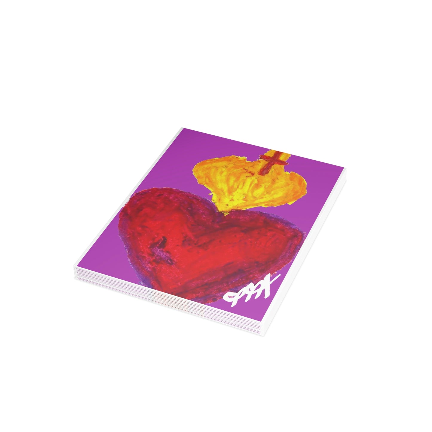 SACRED HEART PURPLE DAY CARDS (Greeting Card Bundles (10, 30, 50 pcs))