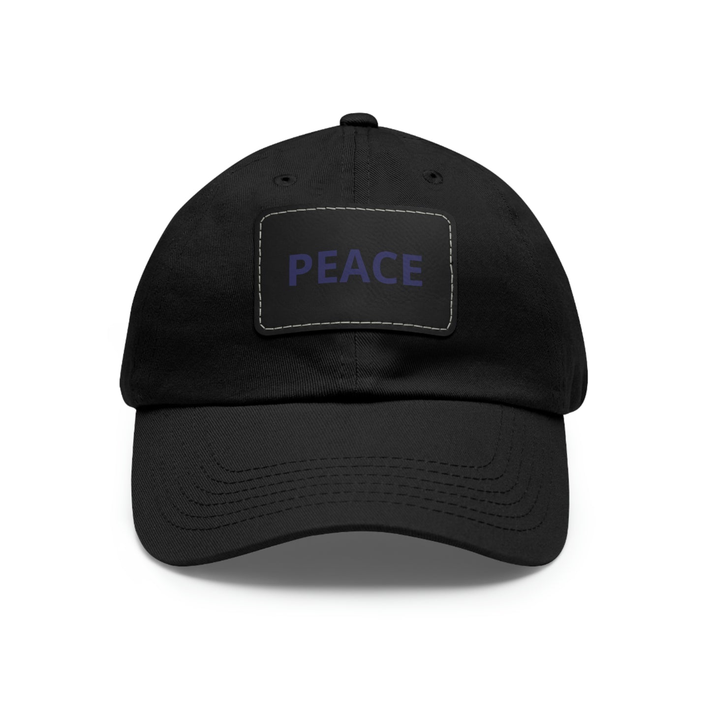 PEACE HAT WITH LEATHER PATCH