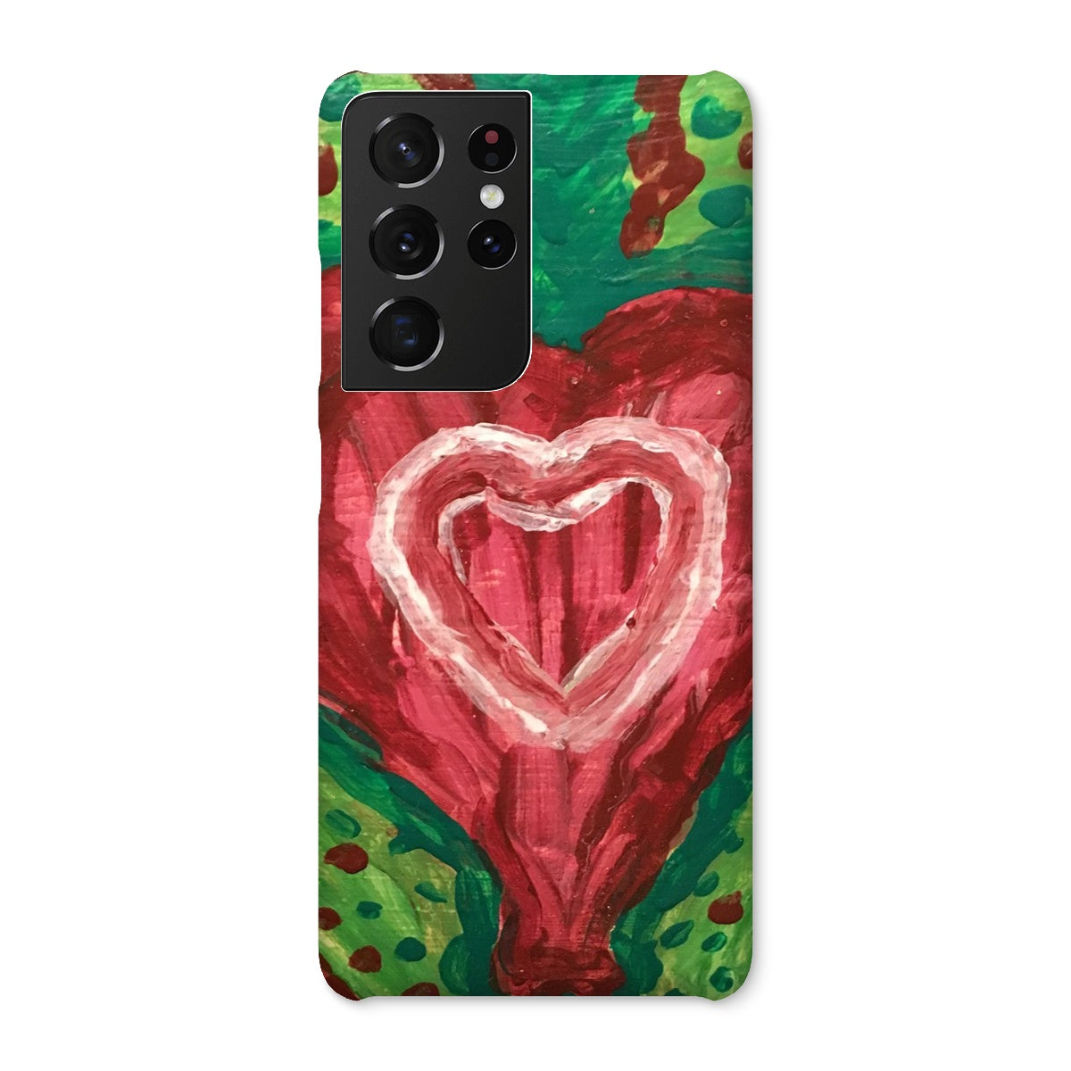 SACRED HEART OF THE SEED OF LIFE SNAP PHONE CASE