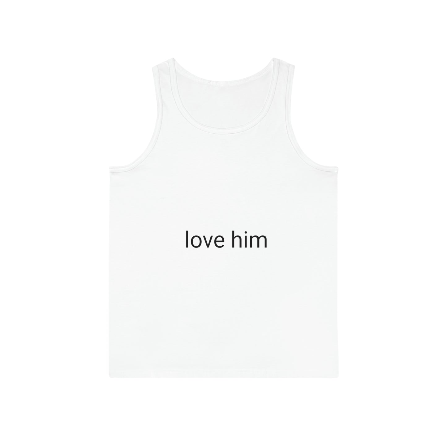 love him tank (Unisex Softstyle™ Tank Top)