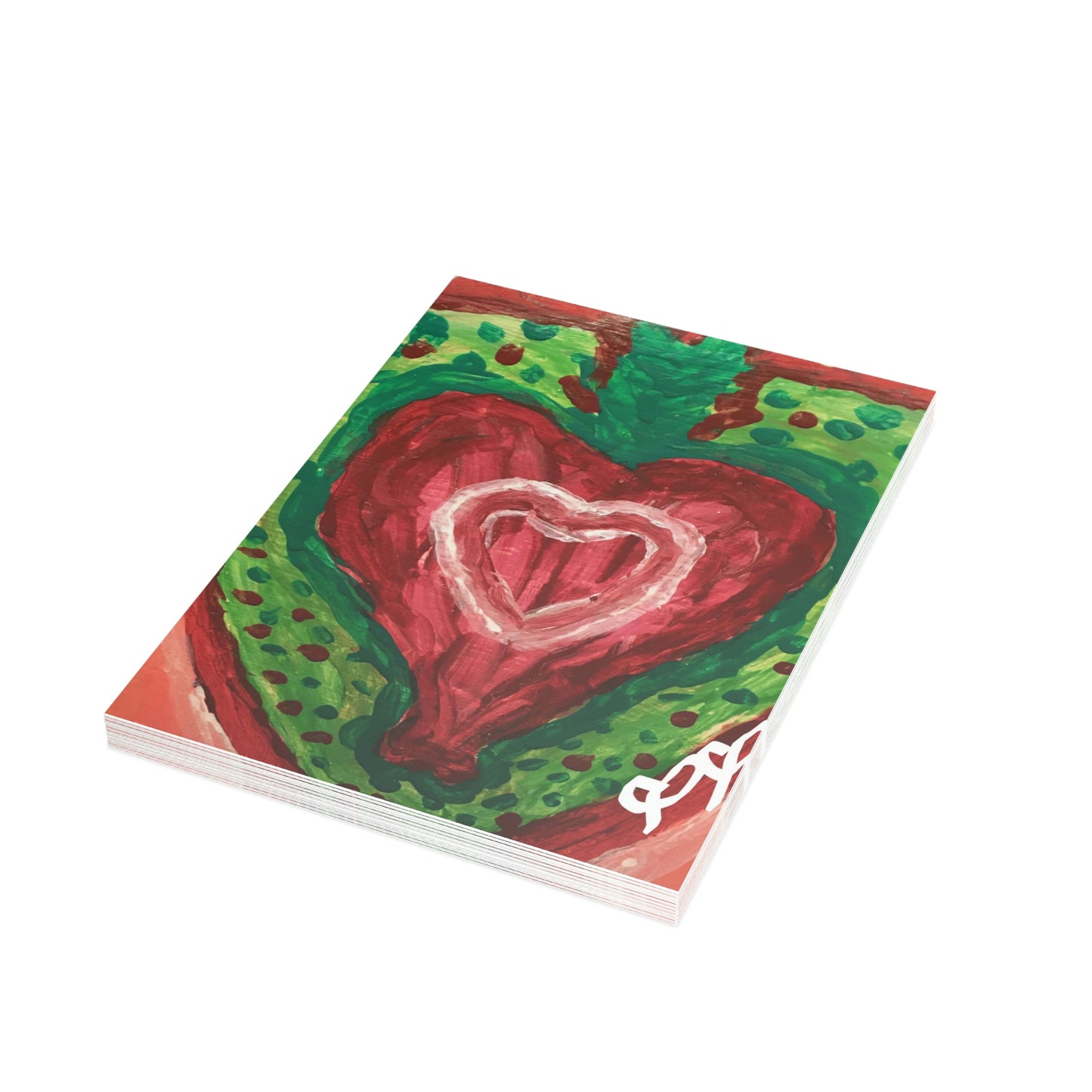 SACRED HEART OF THE SEED OF LIFE DAY CARDS (Greeting Card Bundles (10, 30, 50 pcs))