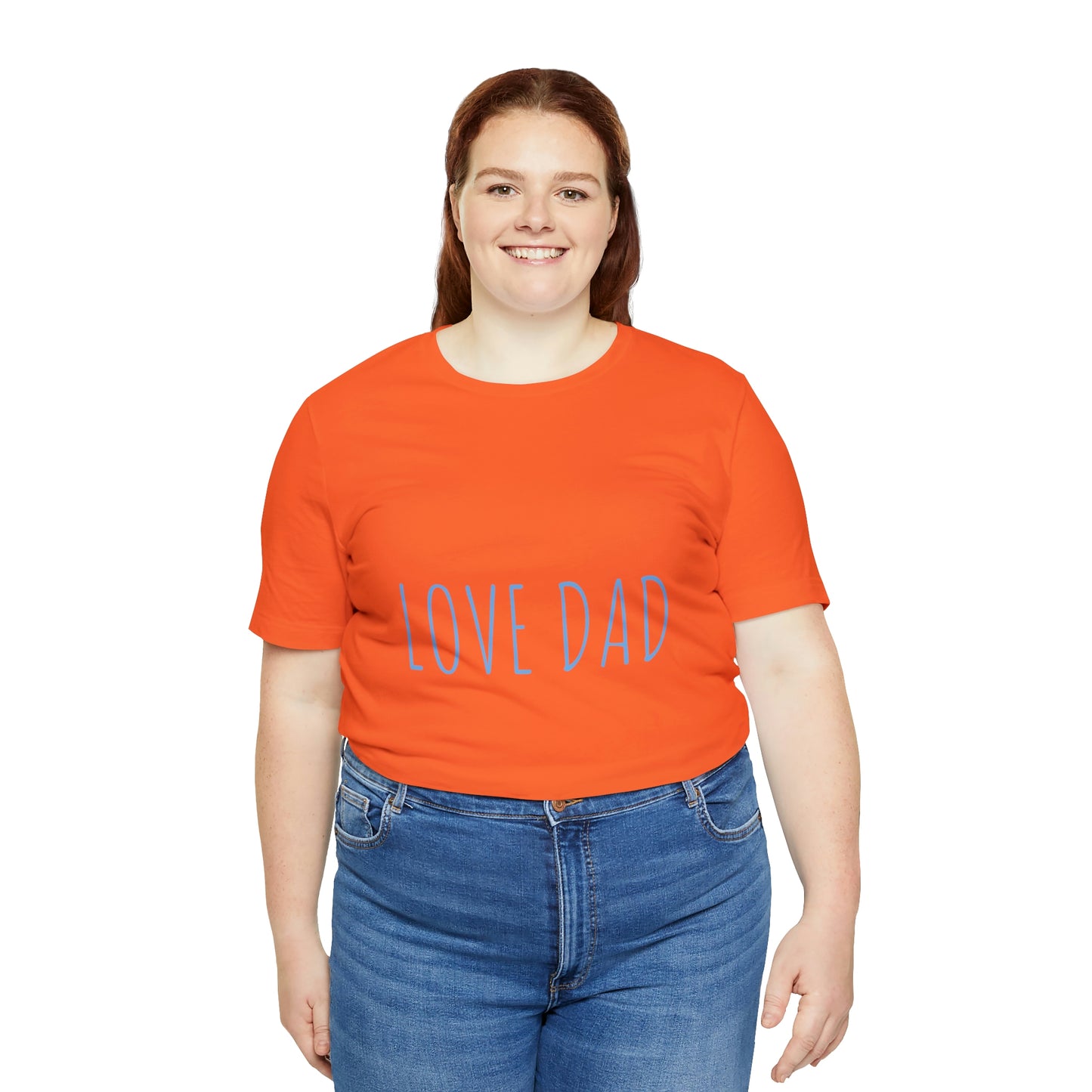 LOVE DAD TEE (Unisex Jersey Short Sleeve Tee)